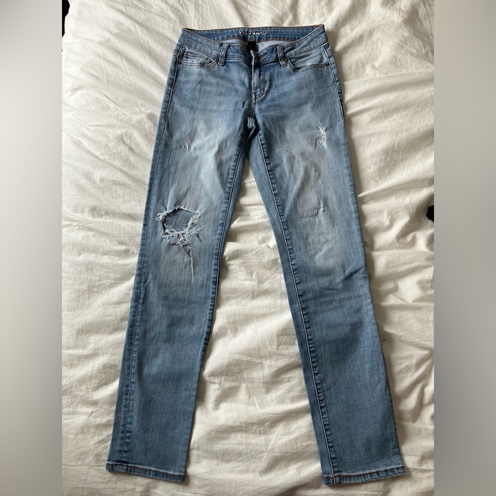 Victoria’s Secret Blue Distressed Women Jeans
